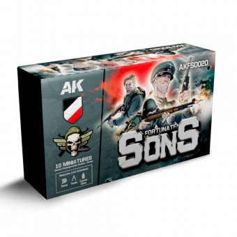 AK Interactive AKFS0020 FORTUNATE SONS Panzergrenadier Division (10 Miniatures)