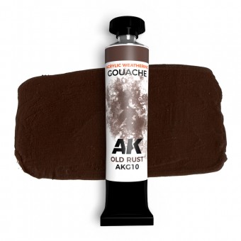 AK Interactive AKG10 OLD RUST - AK GOUACHE 20 ml.