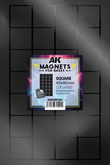 AK Interactive AKMAGNET004 SQUARE/CUADRADO 40 X 40 pcs.28 pcs.