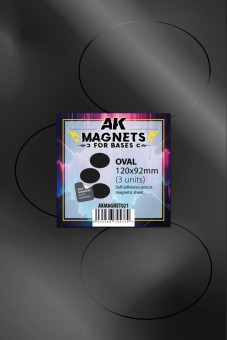 AK Interactive AKMAGNET021 OVAL 120 X 92 pcs.3 pcs.