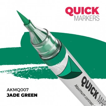 AK Interactive AKMQ007 JADE GREEN - QUICK MARKER (Box 6 units)