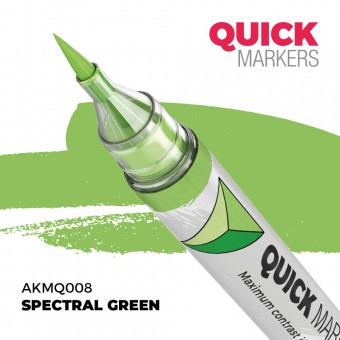 AK Interactive AKMQ008 SPECTRAL GREEN - QUICK MARKER (Box 6 units)