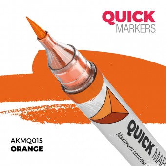 AK Interactive AKMQ015 ORANGE - QUICK MARKER (Box 6 units)