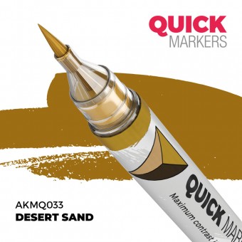 AK Interactive AKMQ033 DESERT SAND - QUICK MARKER (Box 6 units)