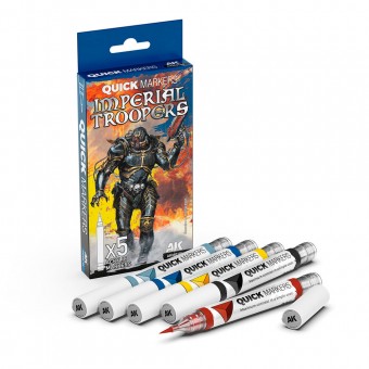 AK Interactive AKMQ104 IMPERIAL TROOPERS QUICK MARKERS SET