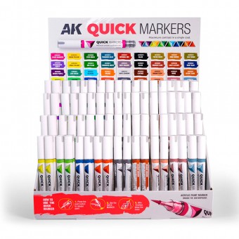 AK Interactive AKMQ151 Cardboard Display Quick Markers