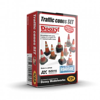 AK Interactive DZ016 TRAFIC CONES SET