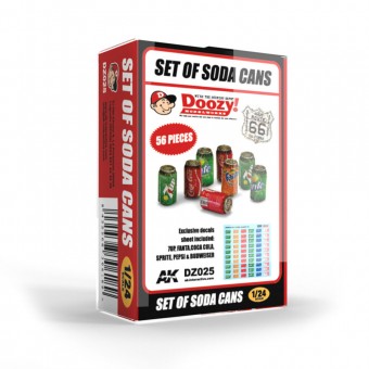 AK Interactive DZ025 SET OF SODA CANS