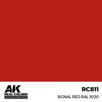AK Interactive RC811 Signal Red RAL 3020 17 ml.