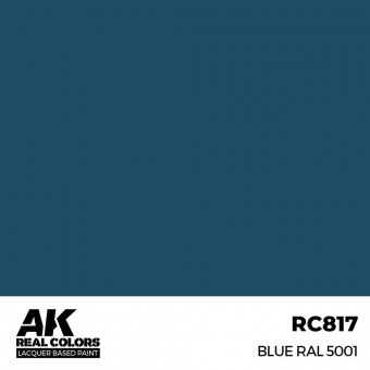 AK Interactive RC817 Blue RAL 5001 17 ml.