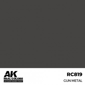AK Interactive RC819 Gun Metal 17 ml.