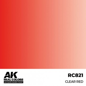 AK Interactive RC821 Clear Red 17 ml.