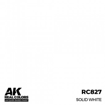 AK Interactive RC827 Solid White 17 ml.