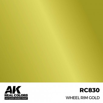 AK Interactive RC830 Wheel Rim Gold 17 ml,