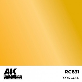 AK Interactive RC831 Fork Gold 17 ml.