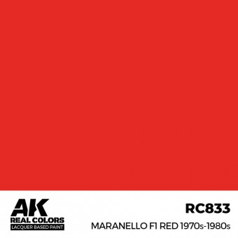 AK Interactive RC833 Maranello F1 Red 1970s-1980s 17 ml.