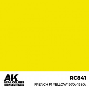 AK Interactive RC841 French F1 Yellow 1970s-1980s 17ml.