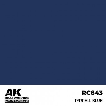 AK Interactive RC843 Tyrrell Blue 17 ml.