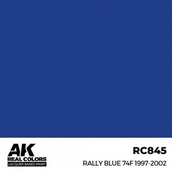 AK Interactive RC845 Rally Blue 74F 1997-2002 17 ml.