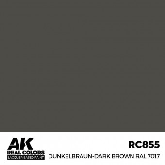 AK Interactive RC855 Dunkelbraun-Dark Brown RAL 7017 17 ml.