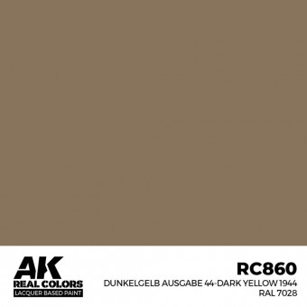 AK Interactive RC860 Dunkelgelb Ausgabe 44-Dark Yellow 1944 RAL 7028 17 ml.