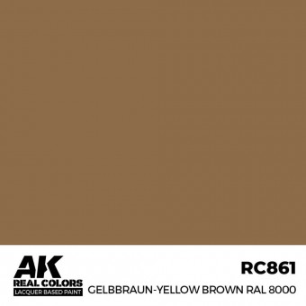 AK Interactive RC861 Gelbbraun-Yellow Brown RAL 8000 17 ml.