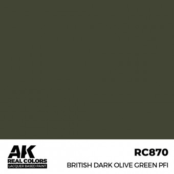 AK Interactive RC870 British Dark Olive Green PFI 17 ml.