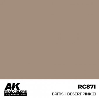 AK Interactive RC871 Bristish Desert Pink ZI 17 ml.
