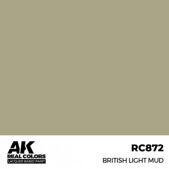 AK Interactive RC872 British Light Mud 17 ml.