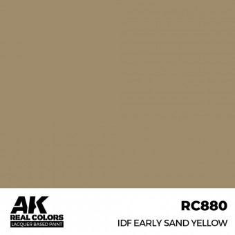 AK Interactive RC880 IDF Early Sand Yellow 17 ml.