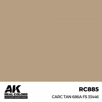 AK Interactive RC885 CARC Tan 686A FS 33446 17 ml.