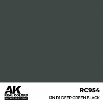 AK Interactive RC954 IJN D1 Deep Green Black 17 ml.