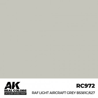 AK Interactive RC972 RAF Light Aircraft Grey BS381C/627 17 ml.