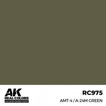AK Interactive RC975 AMT-4 / A-24M Green 17 ml.