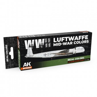 AK Interactive RCS102 WWII Luftwaffe Mid-War Colors SET