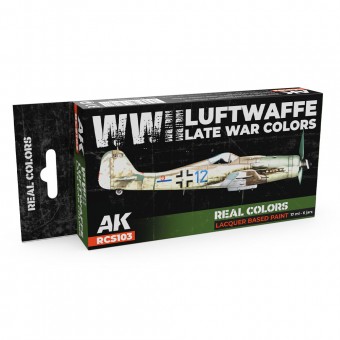 AK Interactive RCS103 WWII Luftwaffe Late War Colors SET
