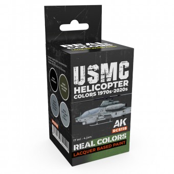 AK Interactive RCS118 USMC Helicopter Colors 1970s-2020s SET