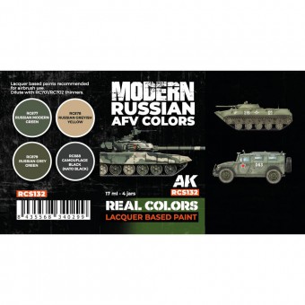 AK Interactive RCS132 Modern Russian AFV Colors SET