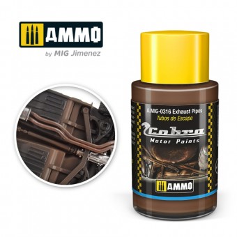 AMMO A.MIG-0316 COBRA MOTOR Exhaust pipes