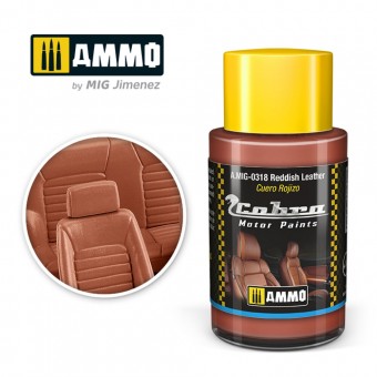 AMMO A.MIG-0318 COBRA MOTOR Reddish Leather