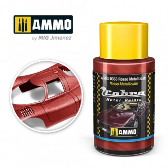 AMMO A.MIG-0353 COBRA MOTOR Rosso Metallizzato