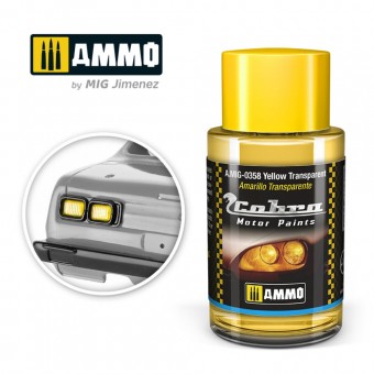 AMMO A.MIG-0358 COBRA MOTOR Yellow transparent