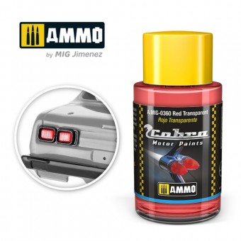 AMMO A.MIG-0360 COBRA MOTOR Red Transparent