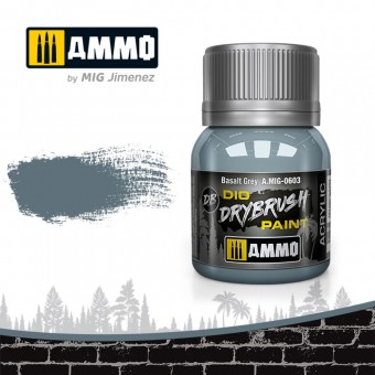 AMMO A.MIG-0603 DRYBRUSH Basalt Grey
