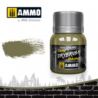 AMMO A.MIG-0607 DRYBRUSH Green