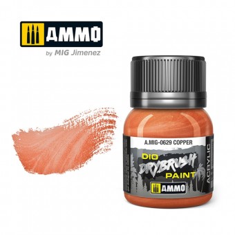 AMMO A.MIG-0629 DRYBRUSH Copper