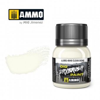 AMMO A.MIG-0648 DRYBRUSH Clean Bone