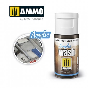 AMMO A.MIG-0709 ACRYLIC WASH Starship Wash