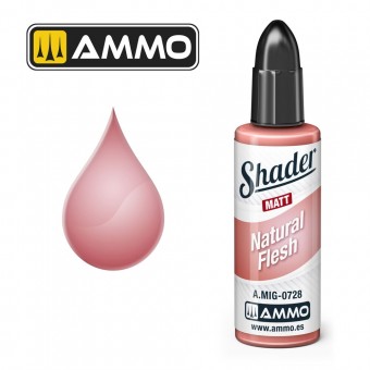 AMMO A.MIG-0728 MATT SHADER Natural Flesh