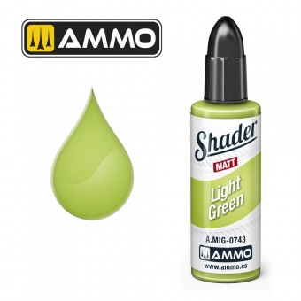 AMMO A.MIG-0743 MATT SHADER Light Green
